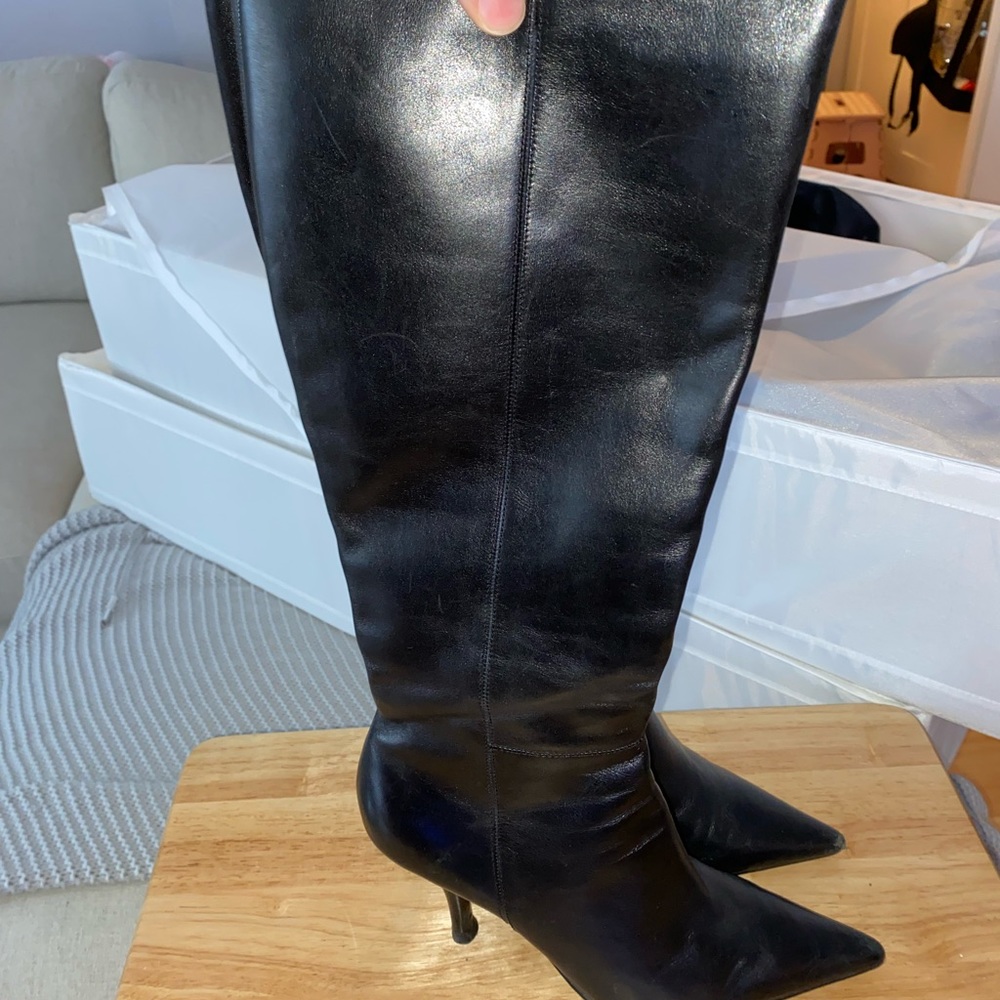 Nine west over the knee boots sz8.5